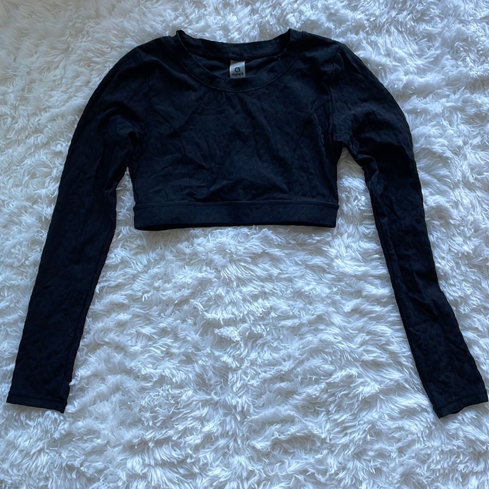 Mono B Black on Black Animal Print Shrug